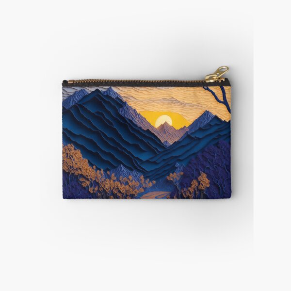 Item preview, Sunset Serenity: Hyperdetailed Paper Art of Denali National Park designed and sold by RedArtG09.