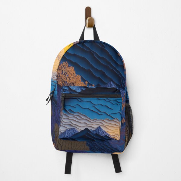 Item preview, Sunset Serenity: Hyperdetailed Paper Art of Denali National Park designed and sold by RedArtG09.