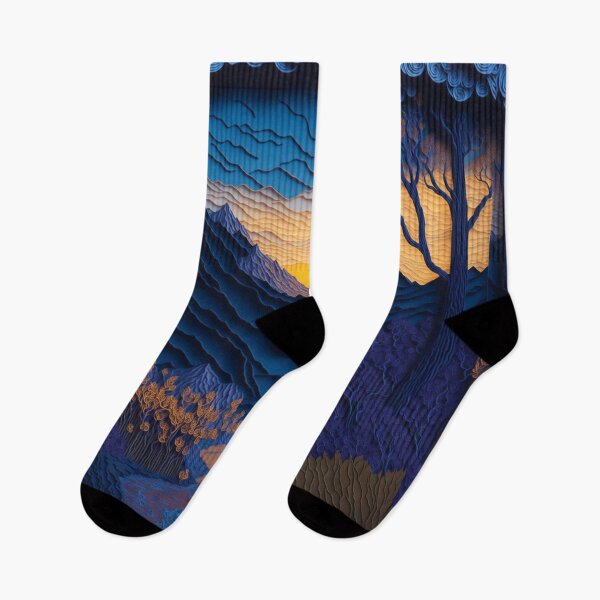 Item preview, Sunset Serenity: Hyperdetailed Paper Art of Denali National Park designed and sold by RedArtG09.