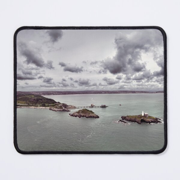 Item preview, Mumbles lighthouse and pier designed and sold by Leighton Collins.
