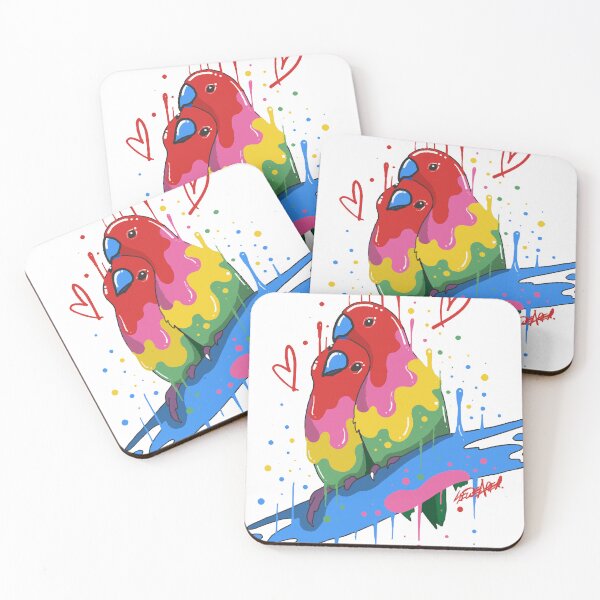 Item preview, Two Love Birds designed and sold by ainegonza.