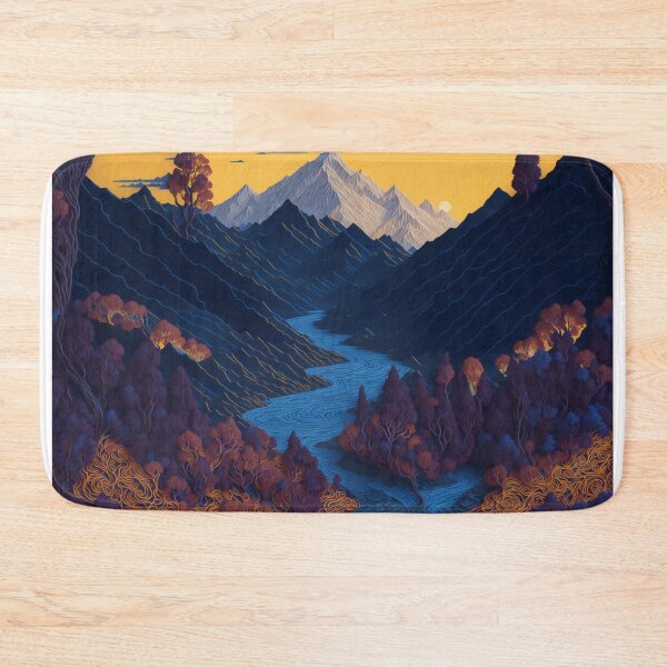 Item preview, Magical Paper Quilling: Pointillism Fantasy Landscape in Van Gogh's Style designed and sold by RedArtG09.