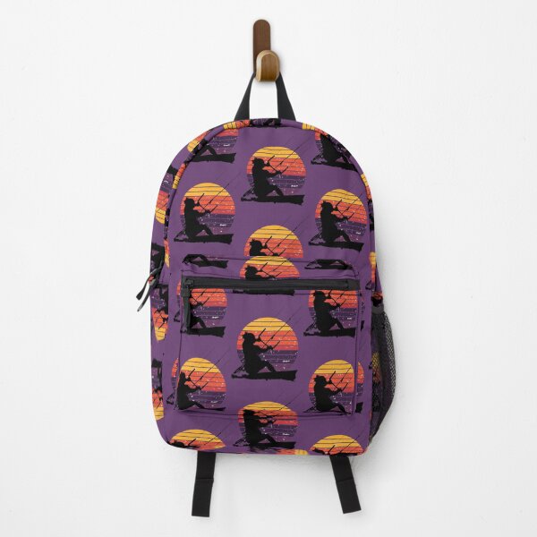 Item preview, Kitesurfer Action Water Sports Artistic Silhouette Retro Sunset designed and sold by taiche.