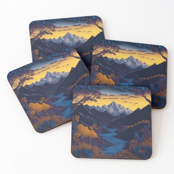 Item preview, Otherworldly Denali: Volumetric Lighting Paper Illustration in Oil Painting Mastery designed and sold by RedArtG09.
