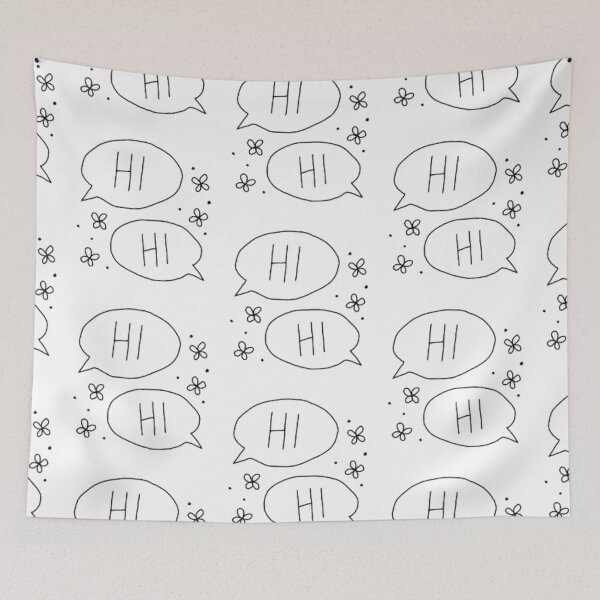 Item preview, Hi Text Messages - Outline designed and sold by daisydance.