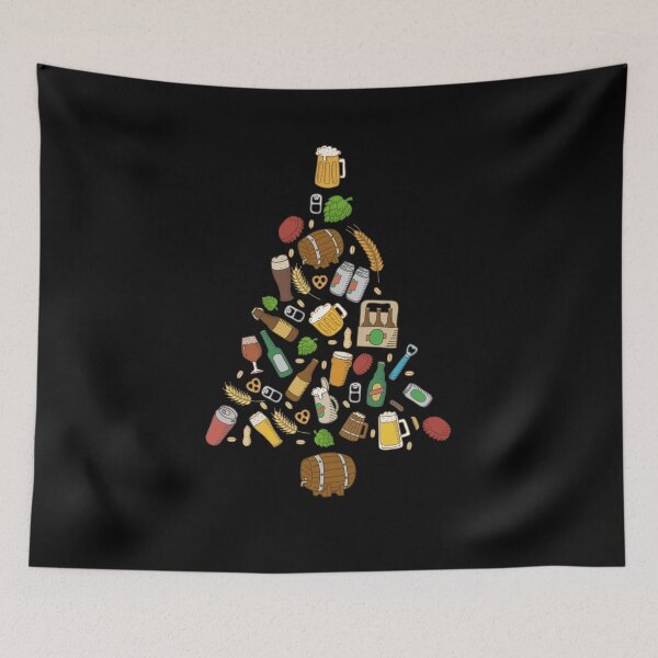 Aperçu de l'œuvre Beer Christmas Tree Men Women Beer Ugly Christmas créée et vendue par KsuAnn.
