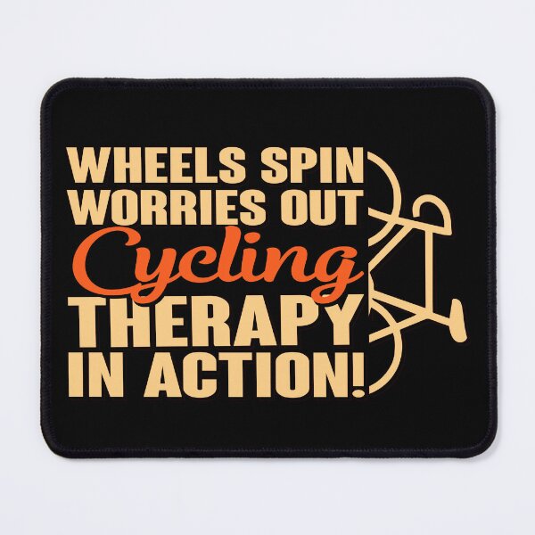 Item preview, Cycling Therapy in Action - Spin Away Worries! designed and sold by BNCH44.