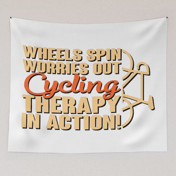 Item preview, Cycling Therapy in Action - Spin Away Worries! designed and sold by BNCH44.