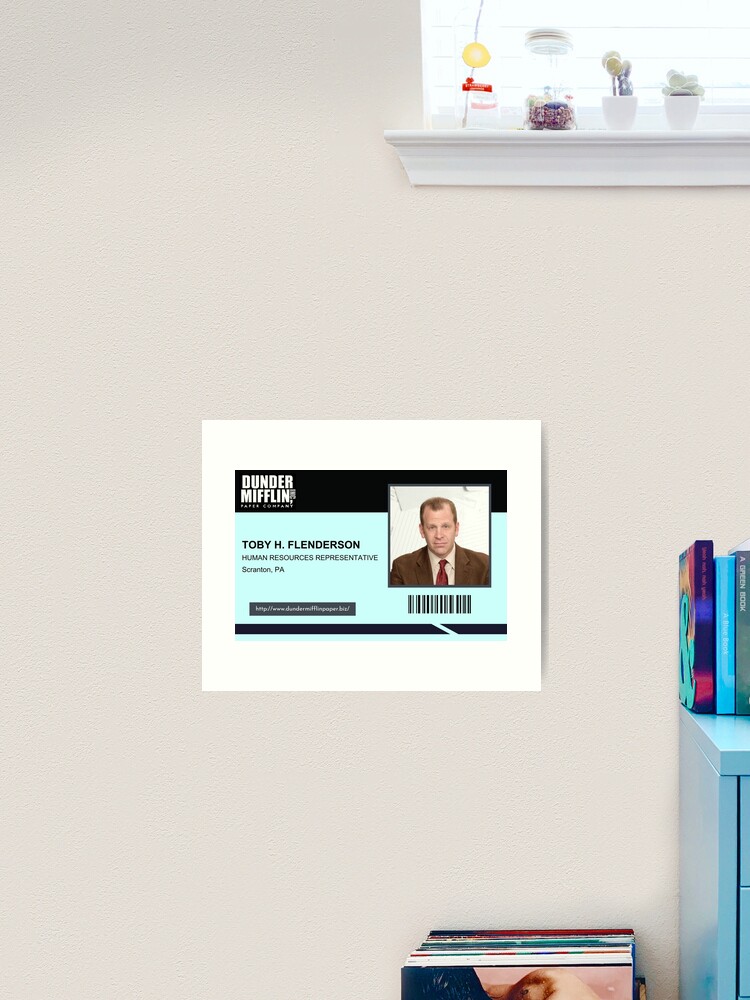 Dunder Mifflin 'The Office' Employee ID Name Badges [Couples