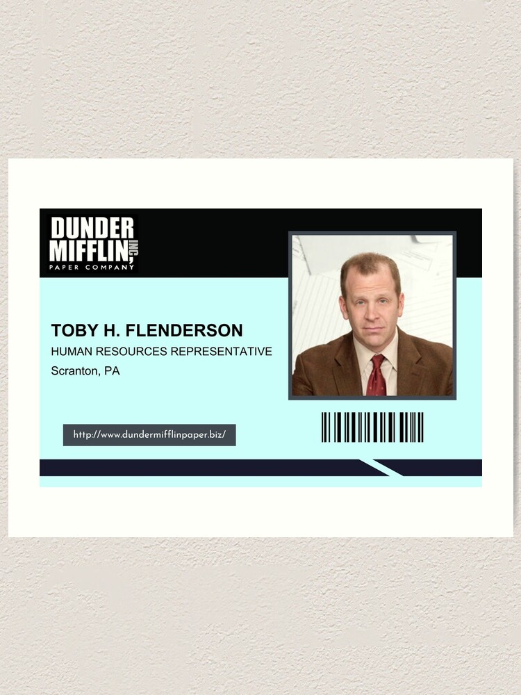 Why God Toby Flenderson Print Art Based on the Office 