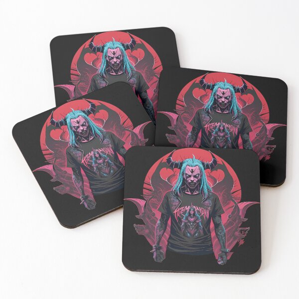 Artikelvorschau, Cyberpunk Horror Dämon Vampir entworfen und verkauft von TaevasDesign.