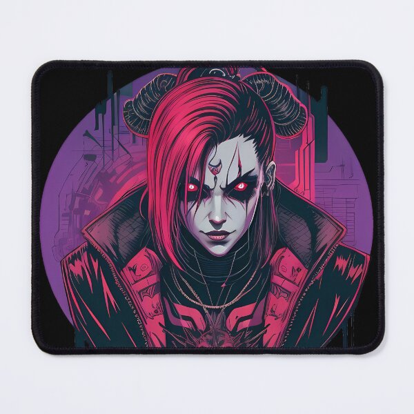 Item preview, Cyberpunk horror demon vampire designed and sold by TaevasDesign.
