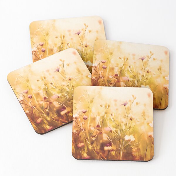 Item preview, The Patchwork Meadow - Gold designed and sold by ArtSea-Bubble.