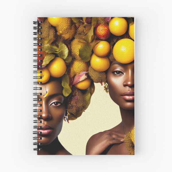 Item preview, Beautiful woman with creative makeup and fresh fruit hairstyle designed and sold by Ueckermedia.