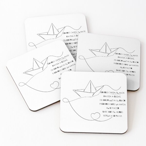 Item preview,  Song in Spanish: When love sets sail. Series (I) in black. designed and sold by Rebeldía Pura.