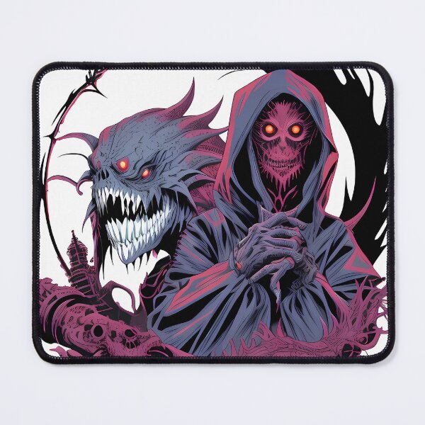 Item preview, Cyberpunk horror demon monster designed and sold by TaevasDesign.