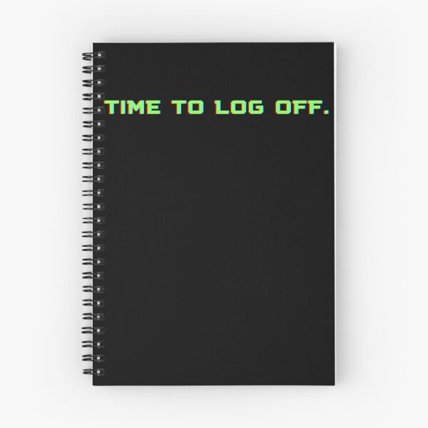 Item preview, time to log off designed and sold by Gabriel Stós.