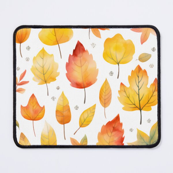 Item preview, Falling colorful autumn leaves designed and sold by grebie.