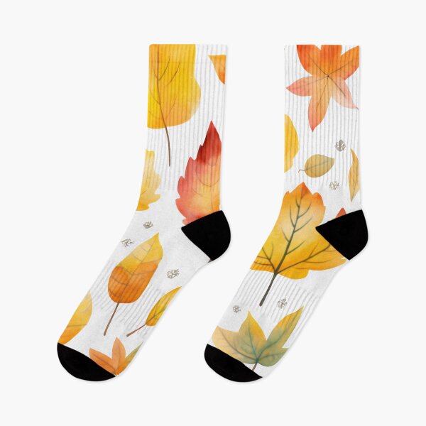 Item preview, Falling colorful autumn leaves designed and sold by grebie.