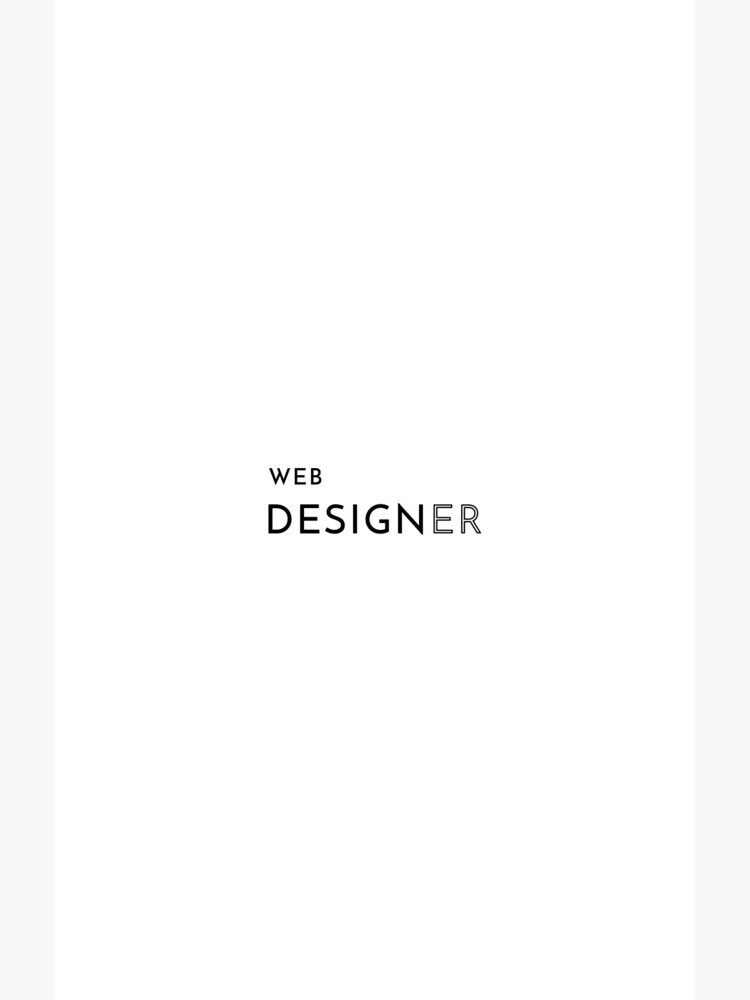 Web Designer (Inverted) by developer-gifts