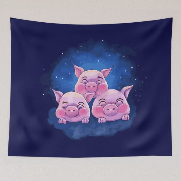 Item preview, Three Pink Piglets designed and sold by Liededrom..