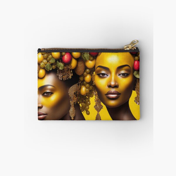 Item preview, Beautiful woman with creative makeup and fresh fruit hairstyle designed and sold by Ueckermedia.