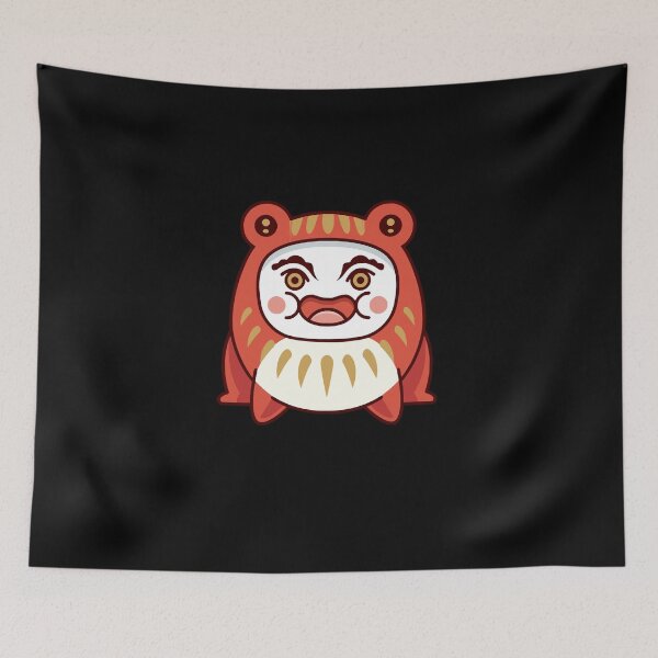Item preview, Daruma Red Frog designed and sold by eliasmyerse.