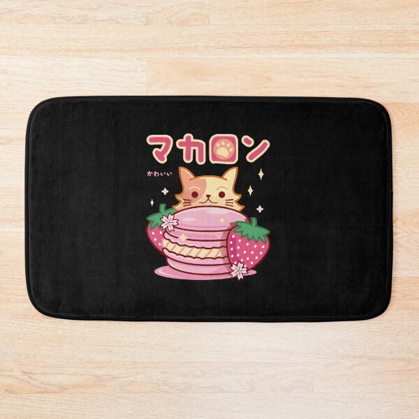 Item preview, Gato Macarrón Kawaii designed and sold by eliasmyerse.