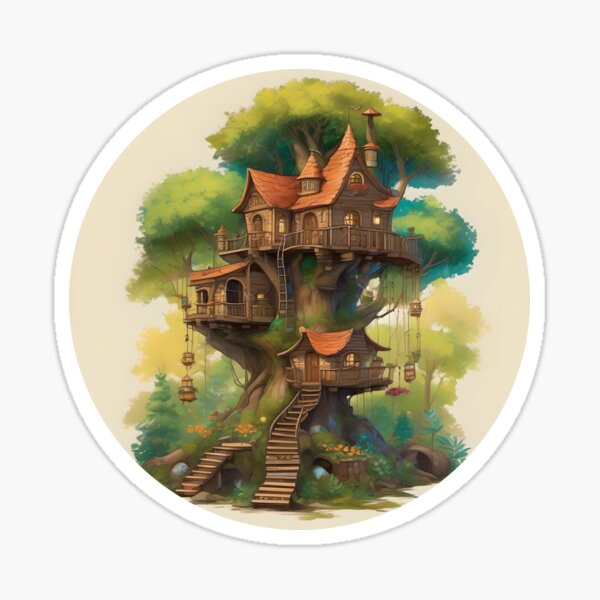 Whimsical Treehouse Village