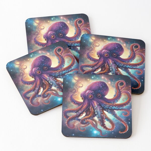 Item preview, Galactic Octopus in Space designed and sold by AbsoluteA.