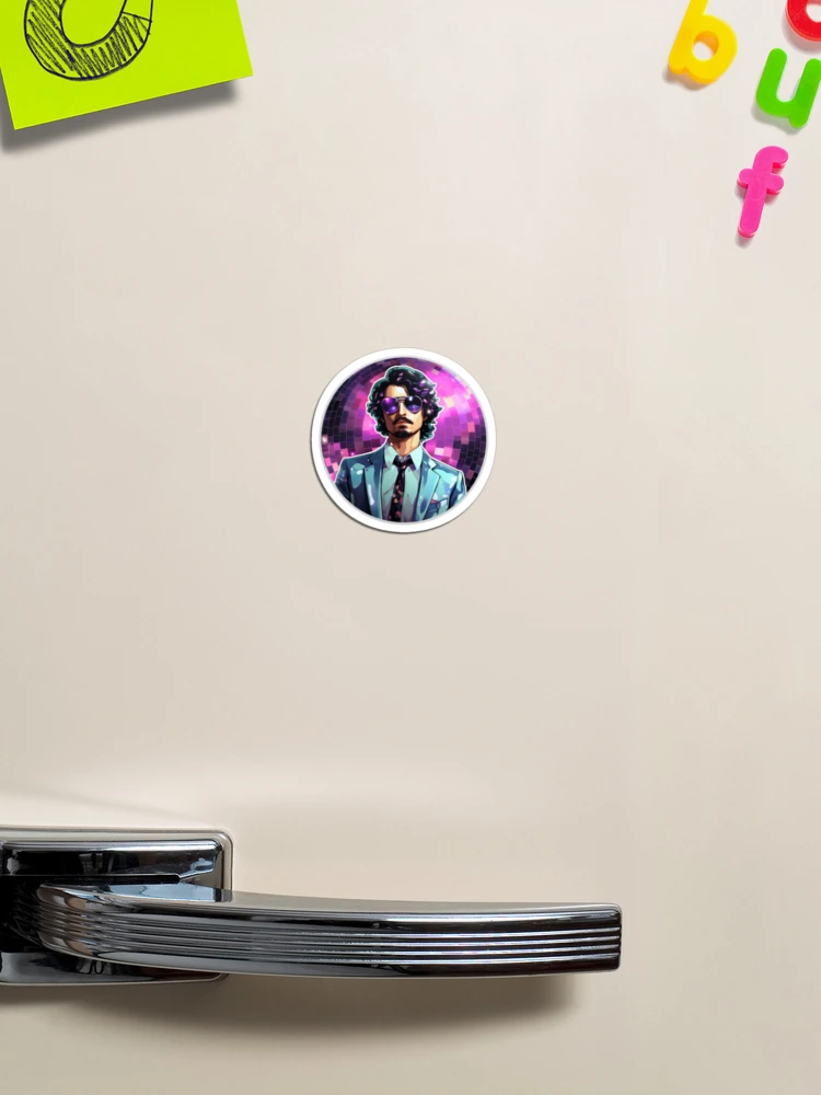 Imagen 1 de 3, Imán con la obra Disco Dreaming, diseñada y vendida por RiffraffDesigns.