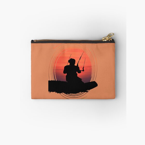 Item preview, Kitesurfer Surfing The Wave Artistic Silhouette And Sunset designed and sold by taiche.