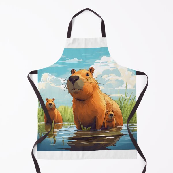 Item preview, A family of capybaras in the backwaters designed and sold by grebie.