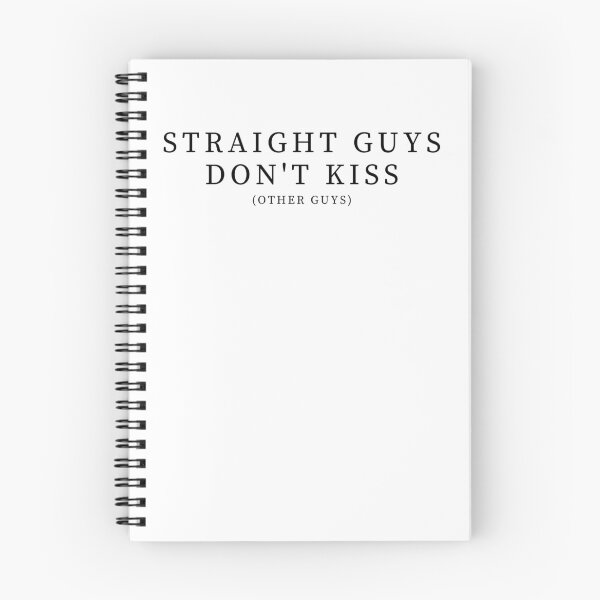 Item preview, Straight Guys Don't Kiss... - Black Text designed and sold by TheKnightWriter.