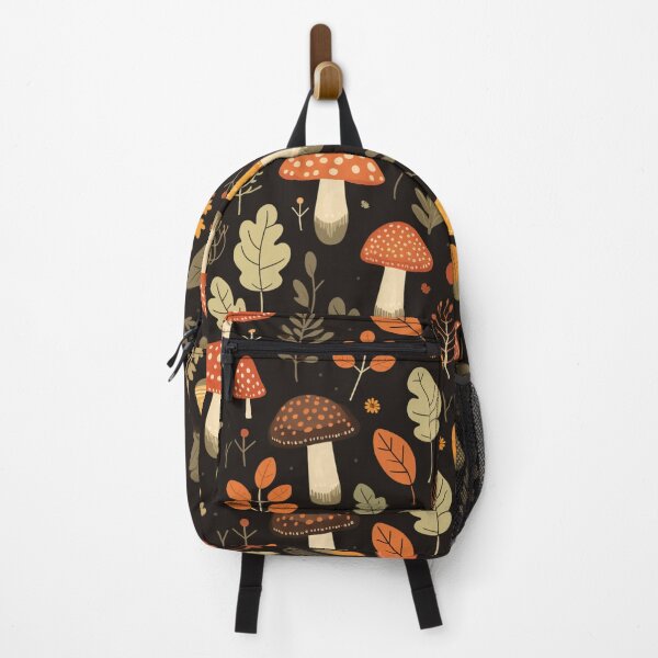 Item preview, Mushrooms Fall Color Seamless Pattern designed and sold by AerinDigital.