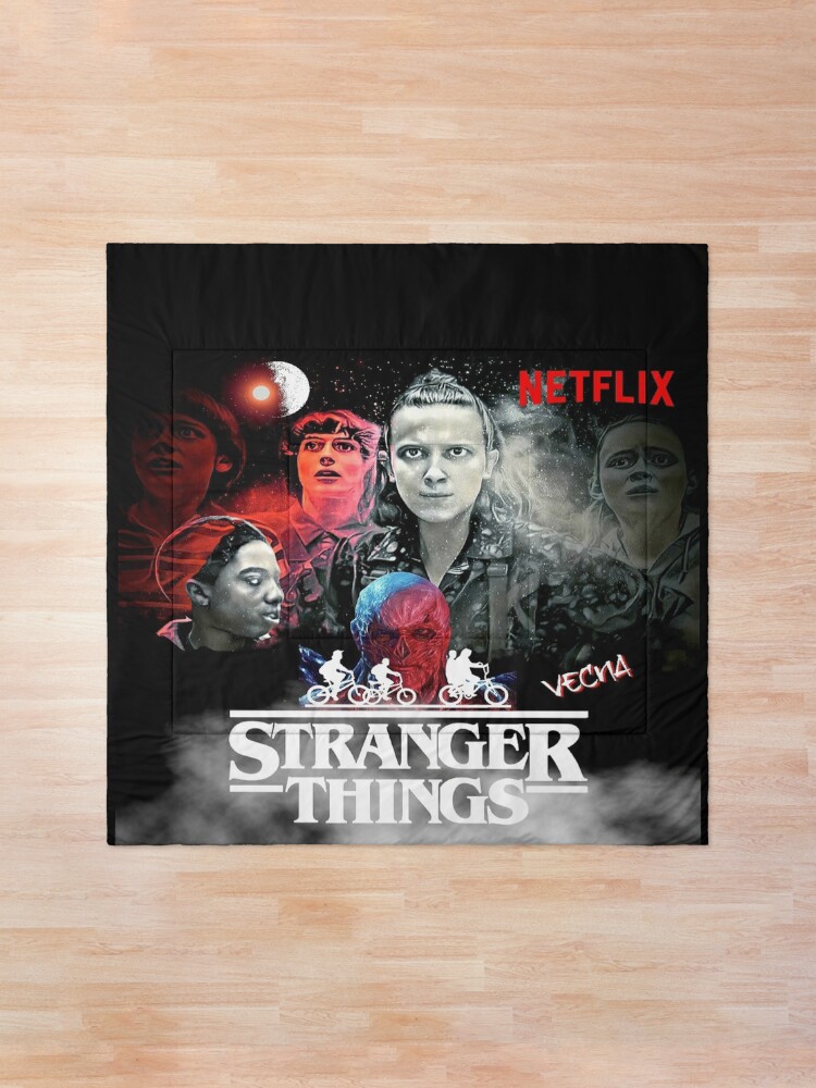 Thumbnail 1 of 6, Comforter, Stranger things designed and sold by Esadamara.