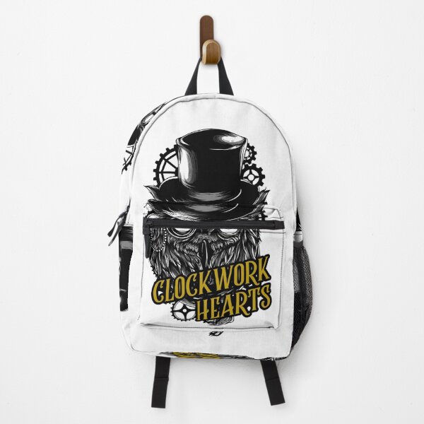 Item preview, Steampunk Clockwork Hearts Range Owl Wearing Hat & Monocle designed and sold by 67prints.