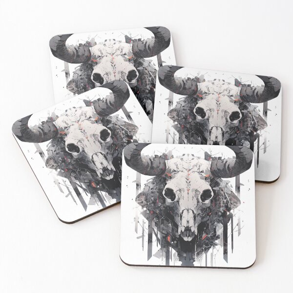 Item preview, Buffalo Skull - Haunted  designed and sold by Splatter-arts.
