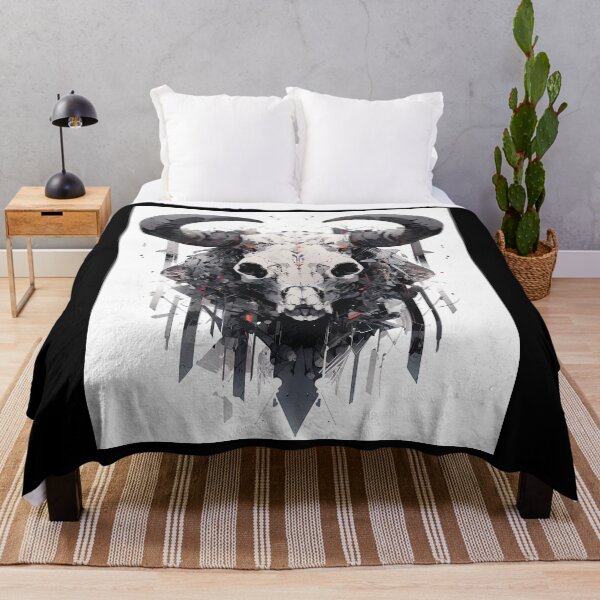 Item preview, Buffalo Skull - Haunted  designed and sold by Splatter-arts.