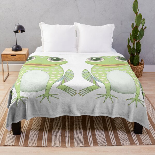 Item preview, Happy Twin Frogs designed and sold by Jean Gregory Evans.