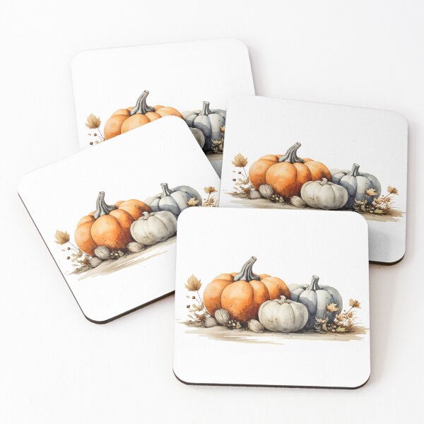 Item preview, Halloween in Watercolor: Pumpkin Cosiness designed and sold by ArtByKattie.