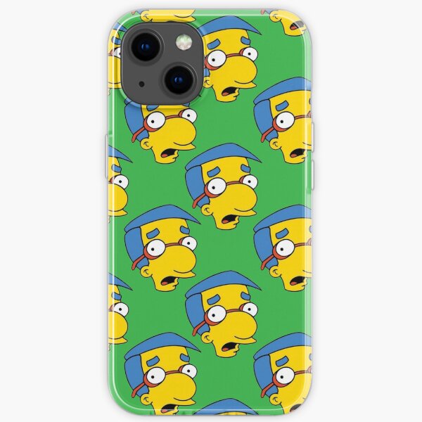 Milhouse On Green iPhone Soft Case
