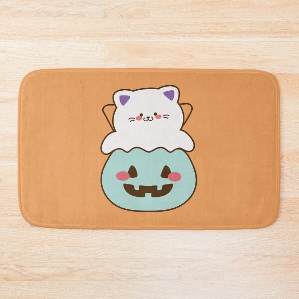 Item preview, Baby cute ghost cat with pumpkin designed and sold by NumbleRay.