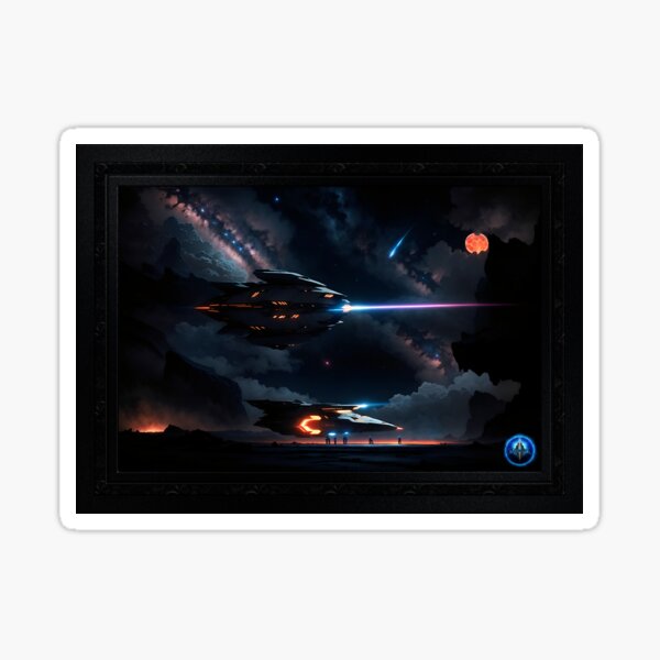 Premium AI Image  Digital concept art of a scifi space battleship