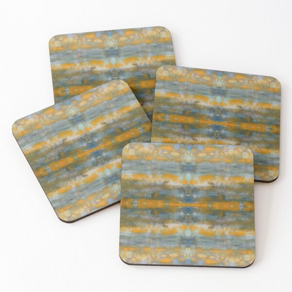 Item preview, Amber Rock Form Monoprint Pattern designed and sold by vallisrowe.