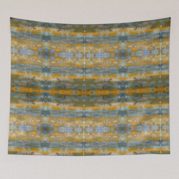 Item preview, Amber Rock Form Monoprint Pattern designed and sold by vallisrowe.