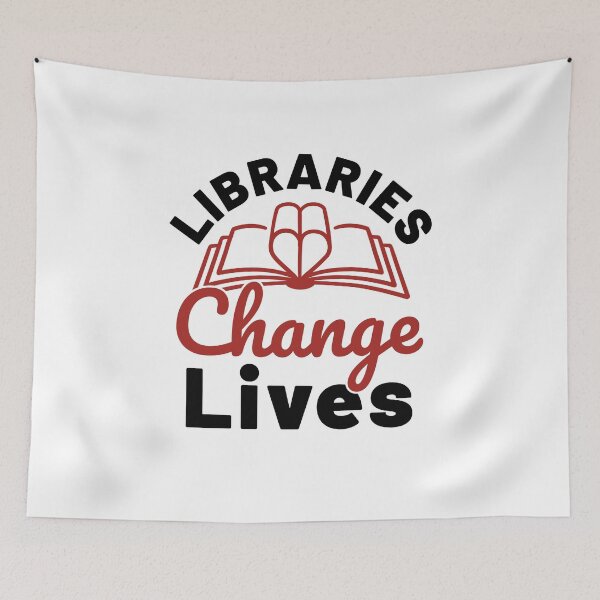 Item preview, Libraries Change Lives Librarian Library Worker designed and sold by jaygo.