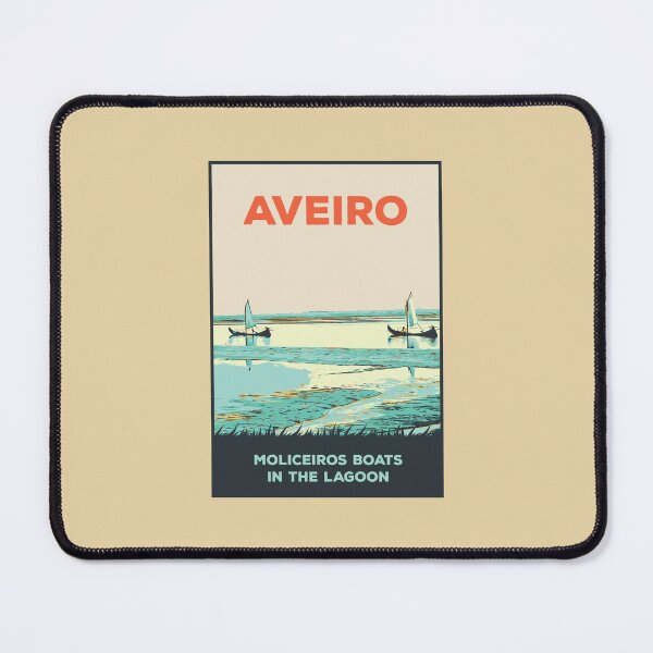 Item preview, Aveiro Lagoon Salt Marshes & Moliceiros Boats | Serene Illustration designed and sold by Lemomo-artworks.