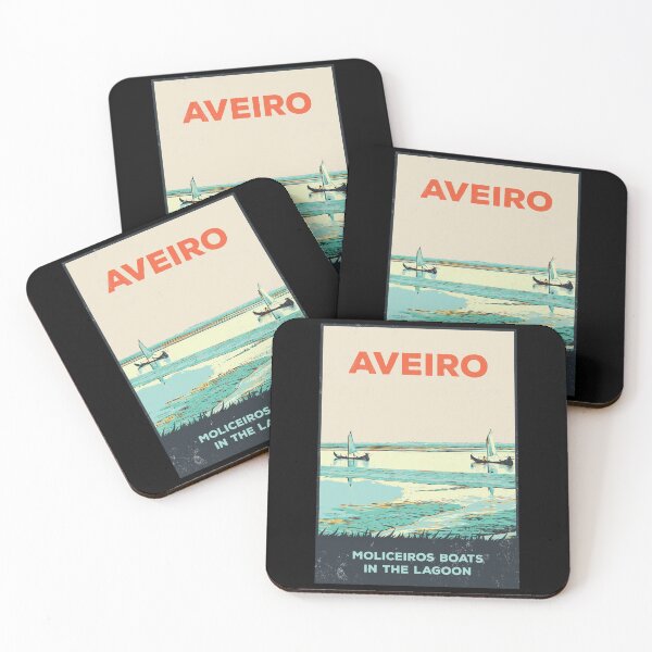 Item preview, Aveiro Lagoon Salt Marshes & Moliceiros Boats | Serene Illustration designed and sold by Lemomo-artworks.