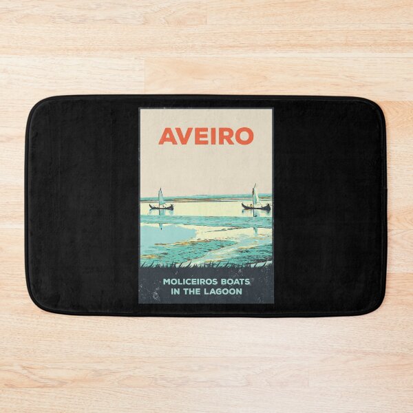 Item preview, Aveiro Lagoon Salt Marshes & Moliceiros Boats | Serene Illustration designed and sold by Lemomo-artworks.